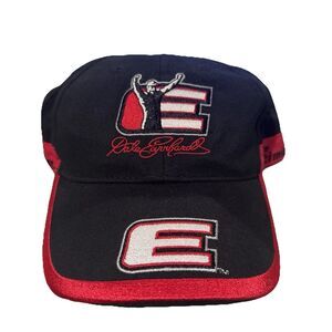 Vintage 90’s Signed Dale Earnhardt "The Intimidator" Black Snapback Hat EUC